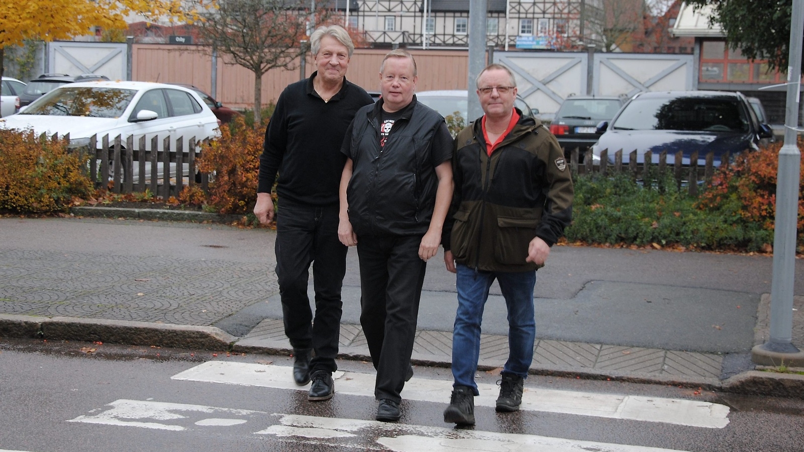 Ulf Nilsson, Lars Persson och Tommy Jönsson vill få osbyborna att fotografera mera.