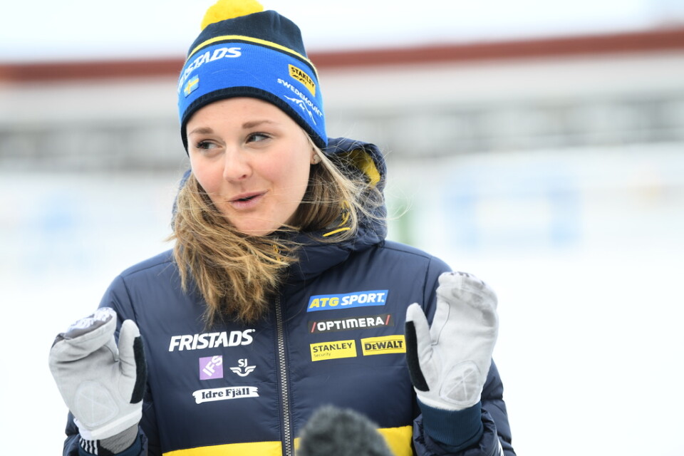 Stina Nilsson har lämnat skidåkningen för en ny karriär som skidskytt. Arkivbild.