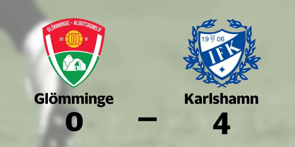 Karlshamn fortsätter imponera i defensiven