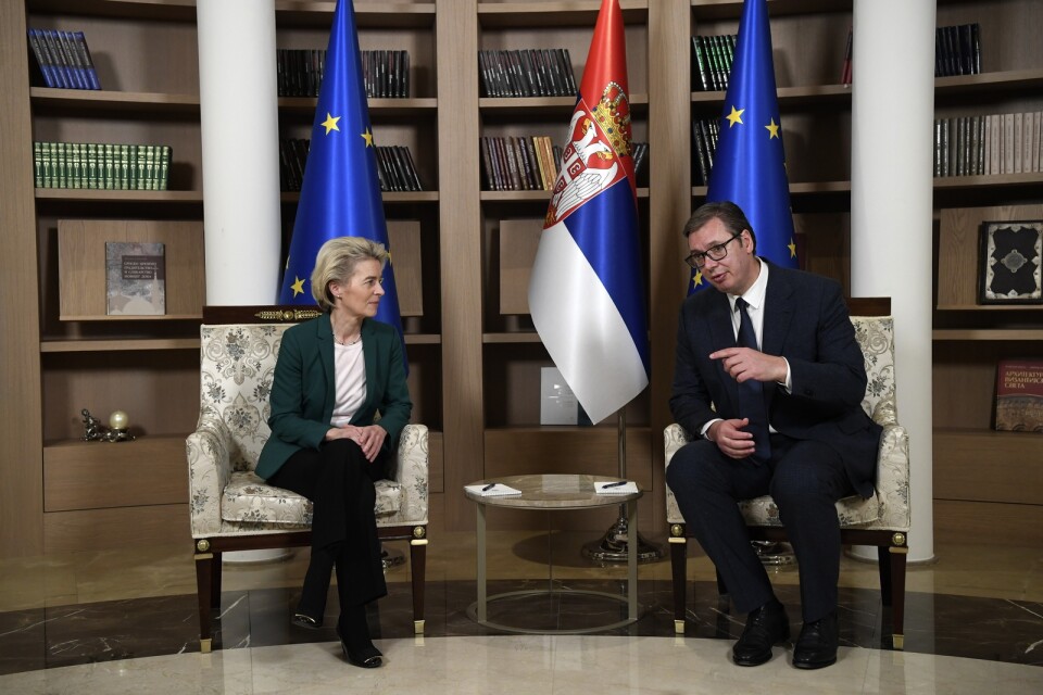 Så sent som i slutet av oktober träffades EU-kommissionens ordförande Ursula von der Leyen Serbiens president Aleksandar Vucic. Situationen i Kosovo ställer EU inför ett vägskäl.