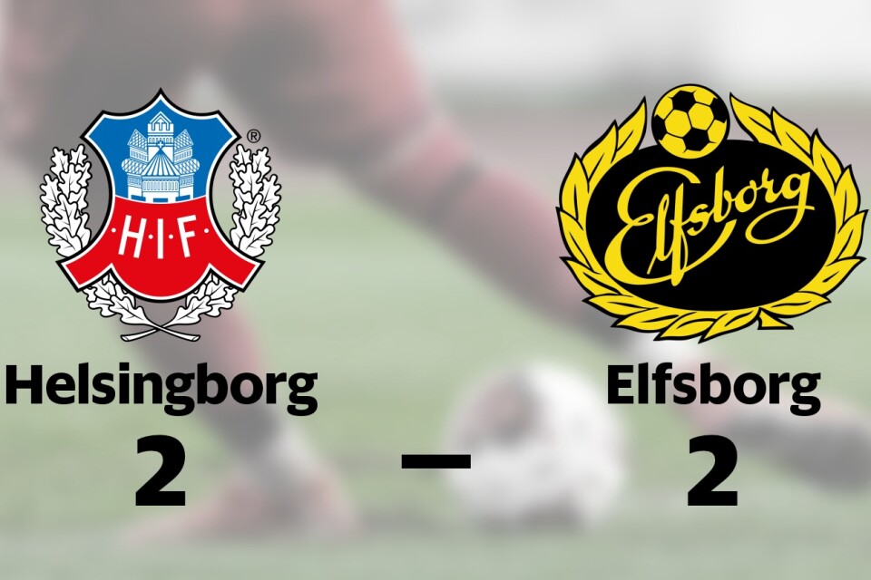 Elfsborg fixade kryss borta mot Helsingborg