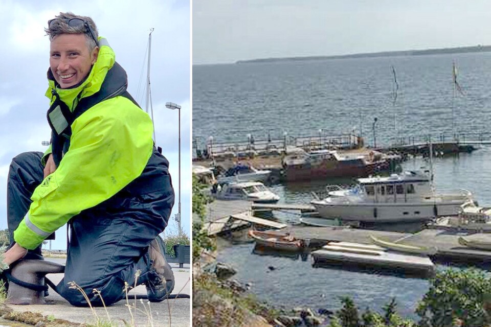 Patrik Svensson på Saltstänk som nu tar över driften av Säljö hamn.