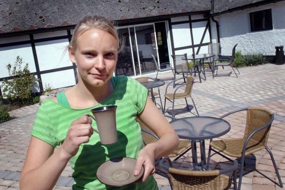 Nina Andersson kommer ha fullt upp i sommar med både buitken och caféet.