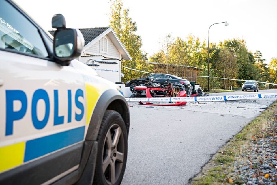 Det var i oktober förra året som den 29-åringens Ferrari sprängdes i ett bostadsområde utanför Karlskrona.