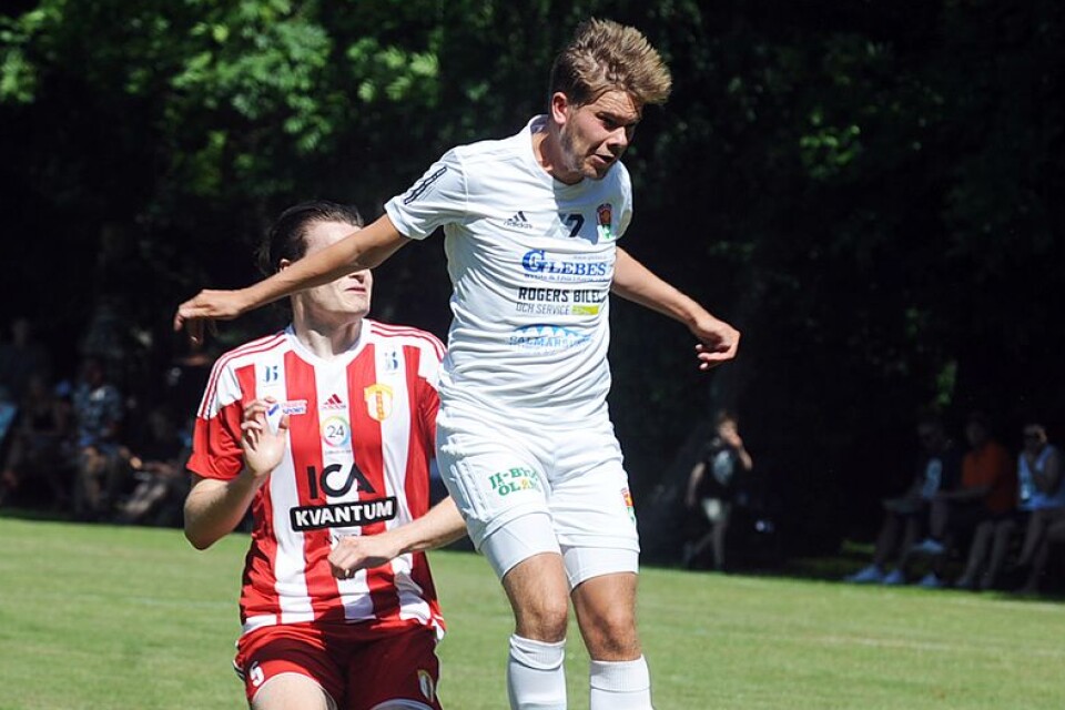 Linus Runesson gjorde 1–0-målet mot Karlskrona.