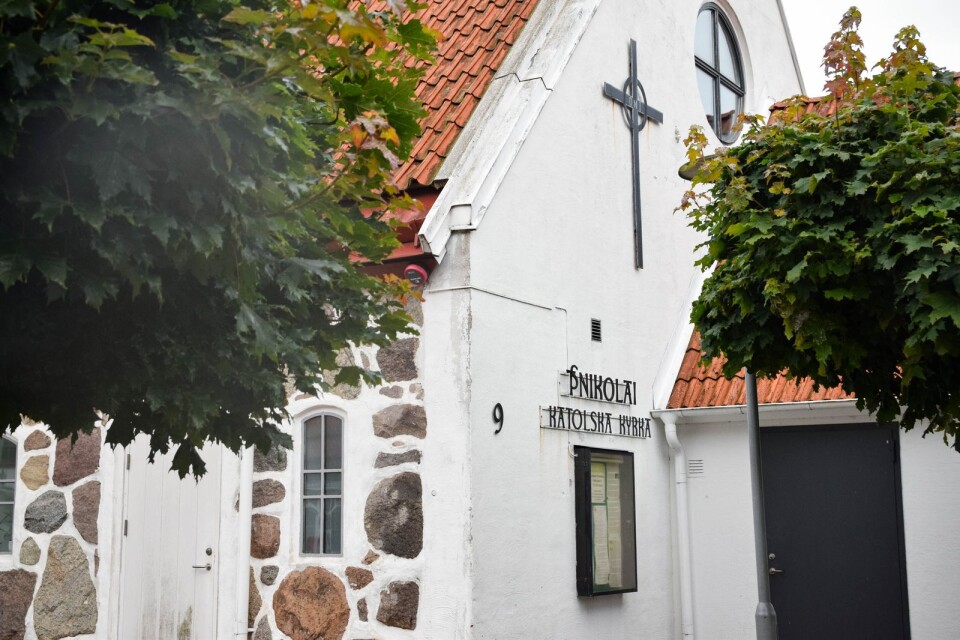 Katolska kyrkan i Ystad. Katolska centret. Sankt Nikolai församling.