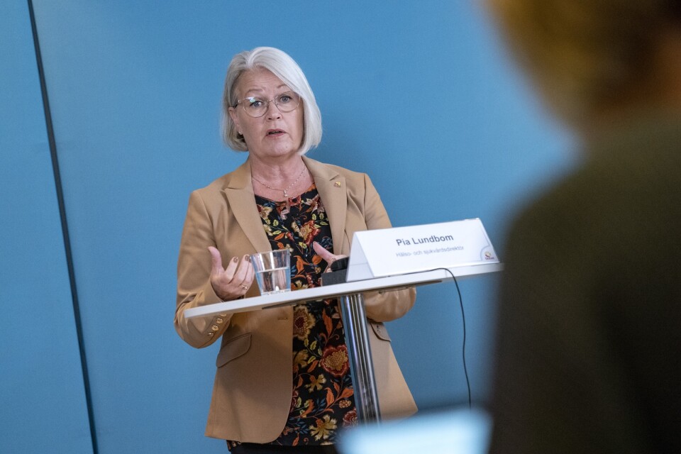 Pia Lundbom, hälso- och sjukvårdsdirektör på Region Skåne.