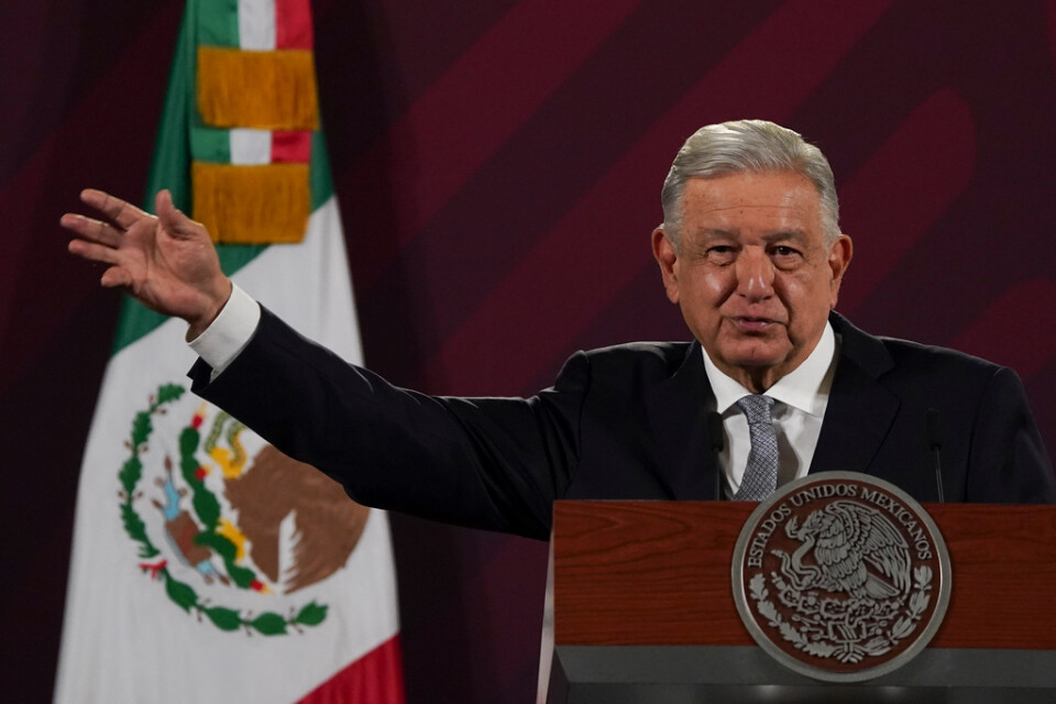 Mexikos president Andrés Manuel López Obrador är den som har tagit initiativ till det latinamerikanska samarbetet för att bekämpa inflationen. Arkivbild.