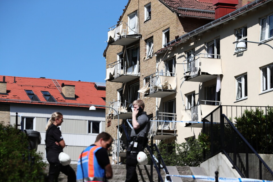 I somras skedde en kraftig explosion i Linköping där ett hundratal lägenheter fick skador på fönster och balkonger. Ingen person skadades allvarlig. Explosionen i Linköping är en av över 100 sprängdåd som det nationella bombskyddet har ryckt ut på under 2019. Arkivbild.