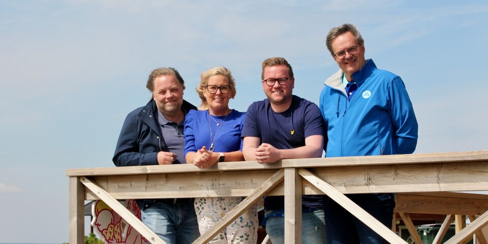 Ulrik Brandén, Malin Sjölander, Carl Dahlin och Carl Malgerud presenterade Moderaternas handlingsprogram för de regionala frågorna.