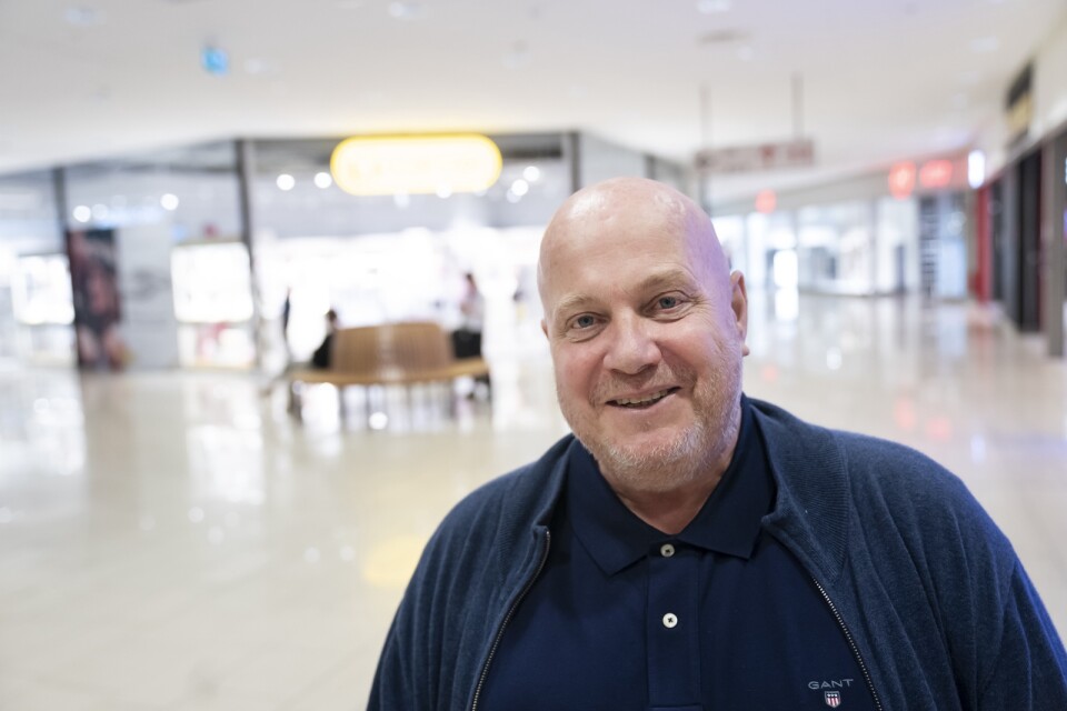"Det här är första gången som vi vågar tro att torkan ska vara över. Jag känner mig som ett barn på julafton", säger Ståle Lövheim, chef för Nordby shoppingcenter i Strömstad.