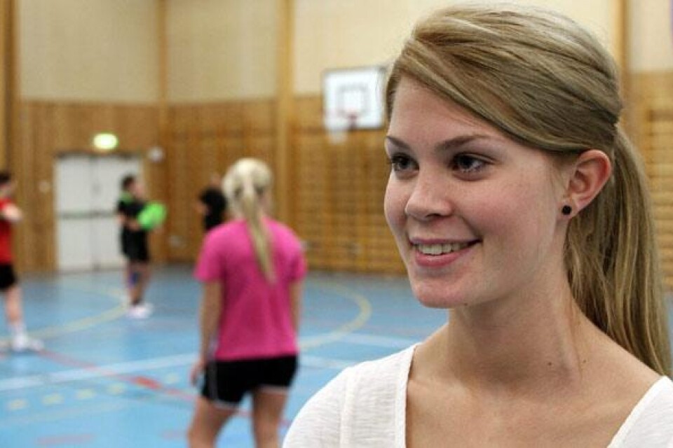 Stavstens lagkapten Evelina Andersson.