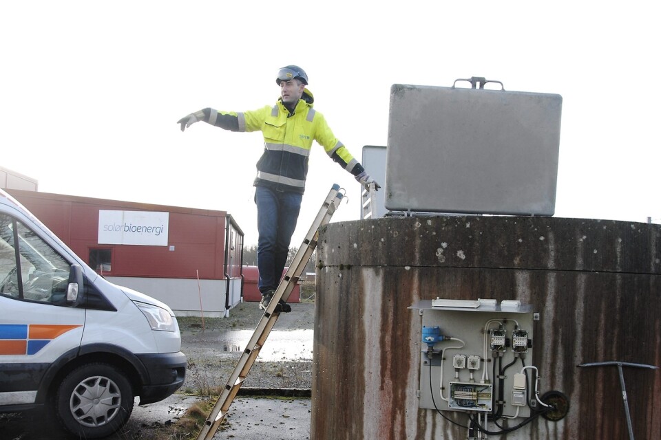 Den akuta situationen vid reningsverket i Knislinge är över. Foto: Maja Ögren Andersson/Arkiv