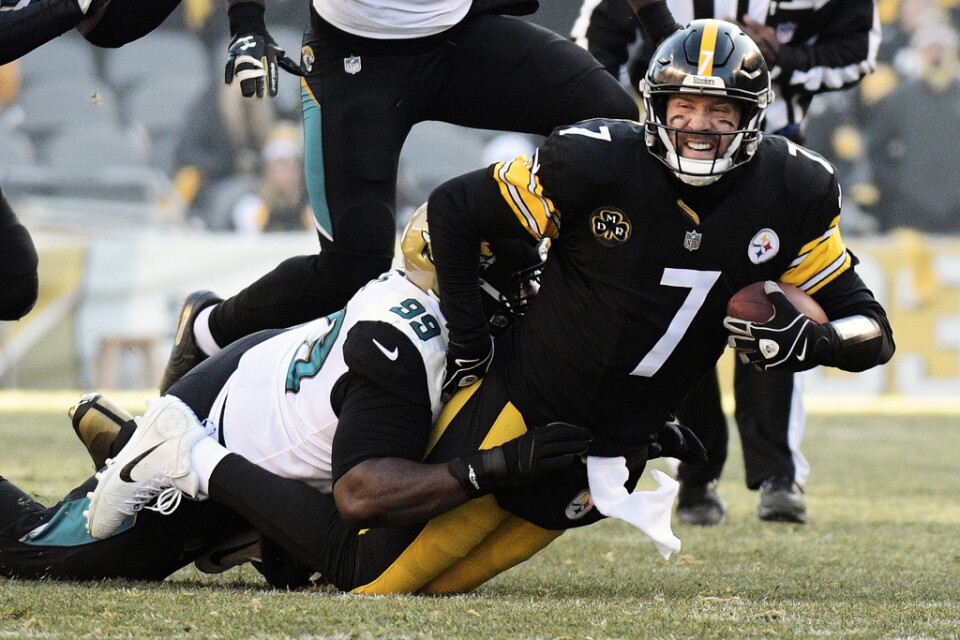 Pittsburghs quarterback Ben Roethlisberger i en match mot Jacksonville i fjol.