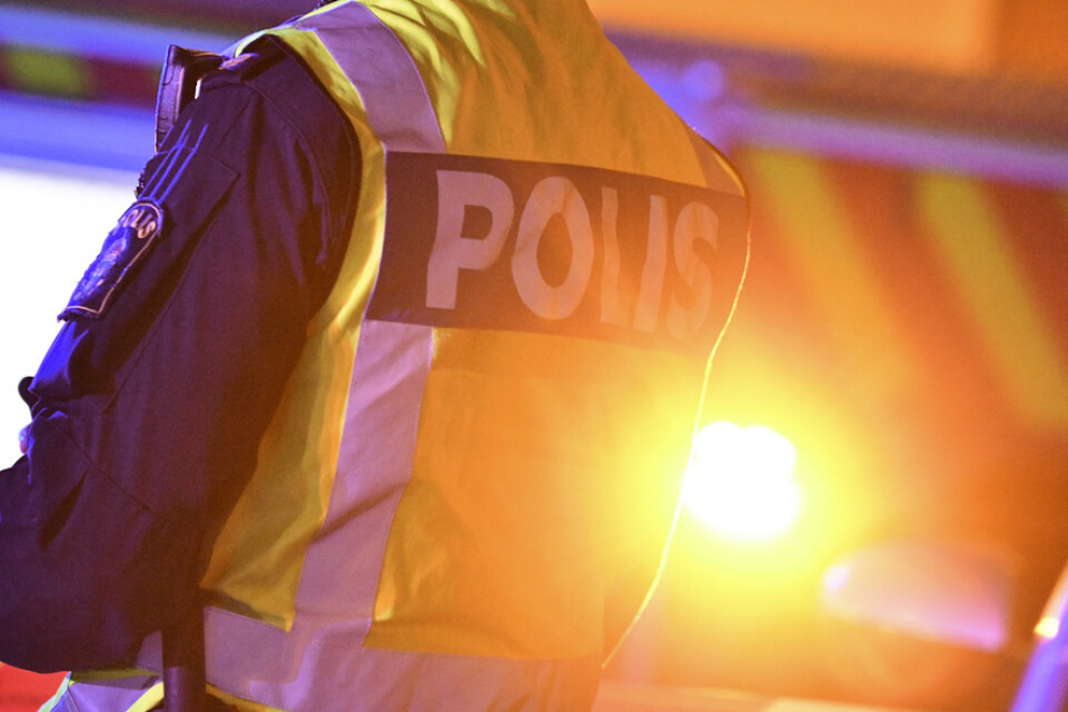 Det var ett stort polispådrag i Oxie i Malmö kommun under natten. Arkivbild.