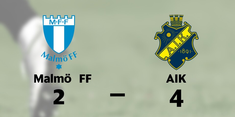 Fortsatt tungt för Malmö FF efter förlust mot AIK