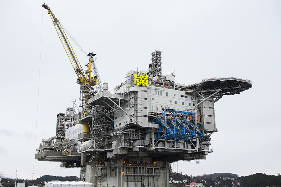 Norsk gasexport hotas av stora nedstängningar till följd av strejk. Arkivbild