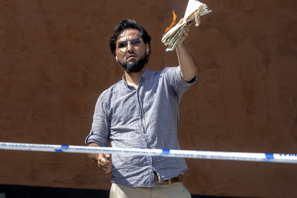 Salwan Momika, som brände en koran i Stockholm