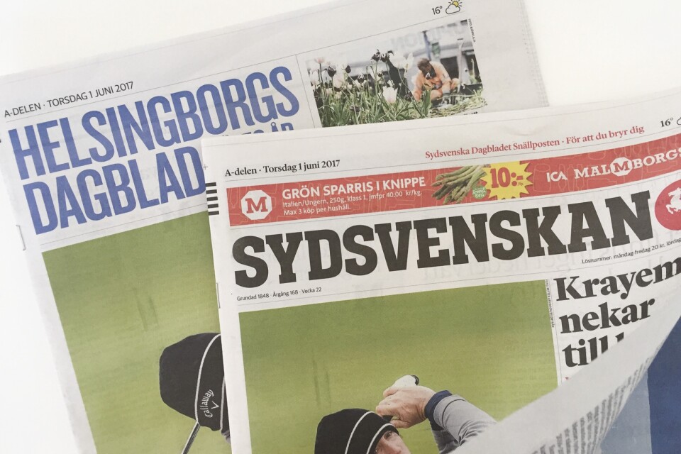 HD och Sydsvenskan får nya chefredaktörer. Arkivbild.