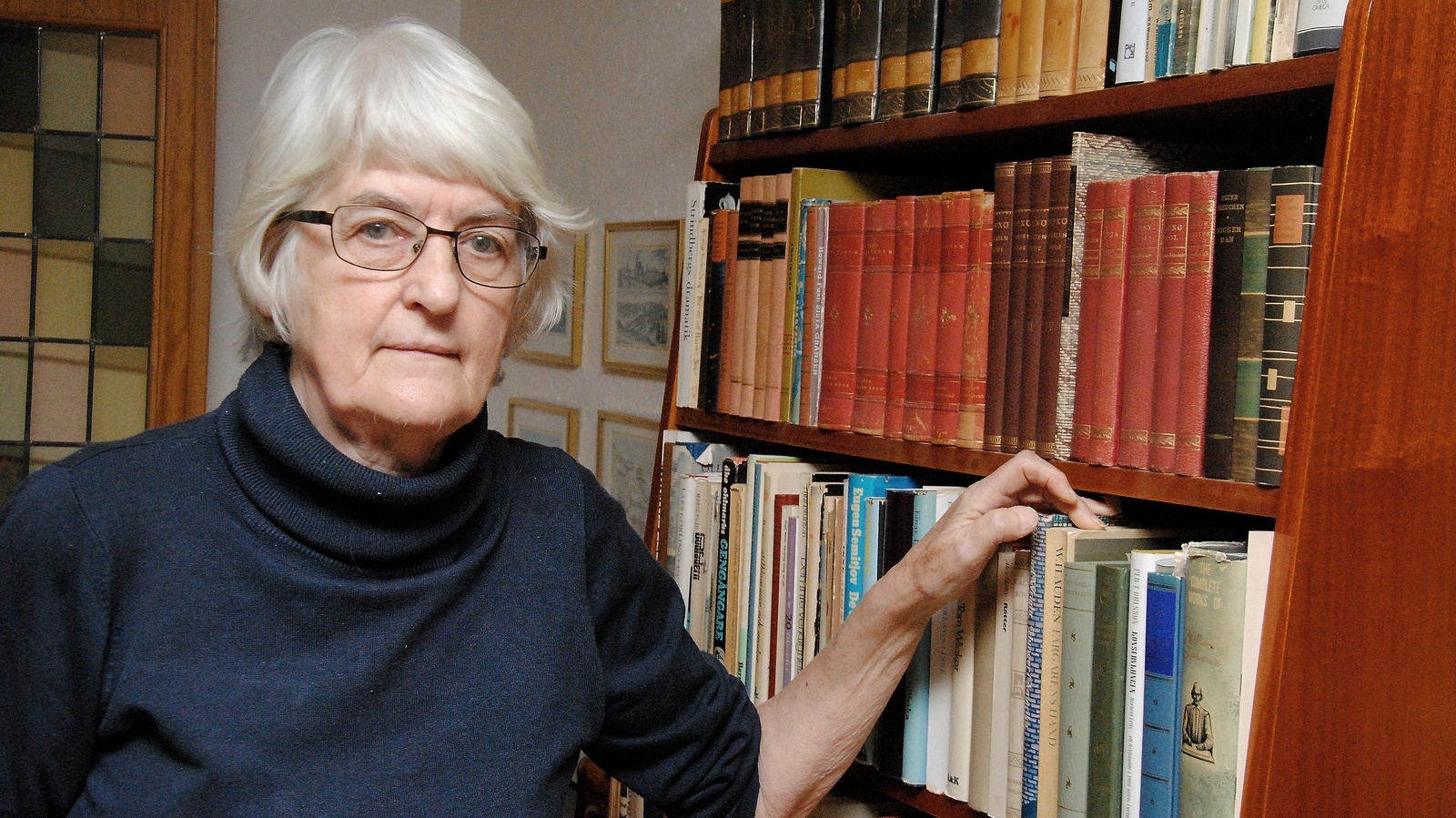 Eva Strömberg-Krantz har öevrsatt böcker från flera språk.Foto: Håkan Jacobsson