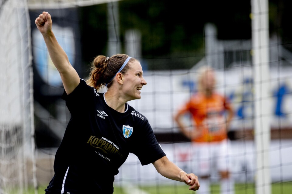 Natalia Kuikka gjorde ett vackert mål i Göteborgs 2–0-seger borta mot Vittsjö på tisdagen. Arkivbild.