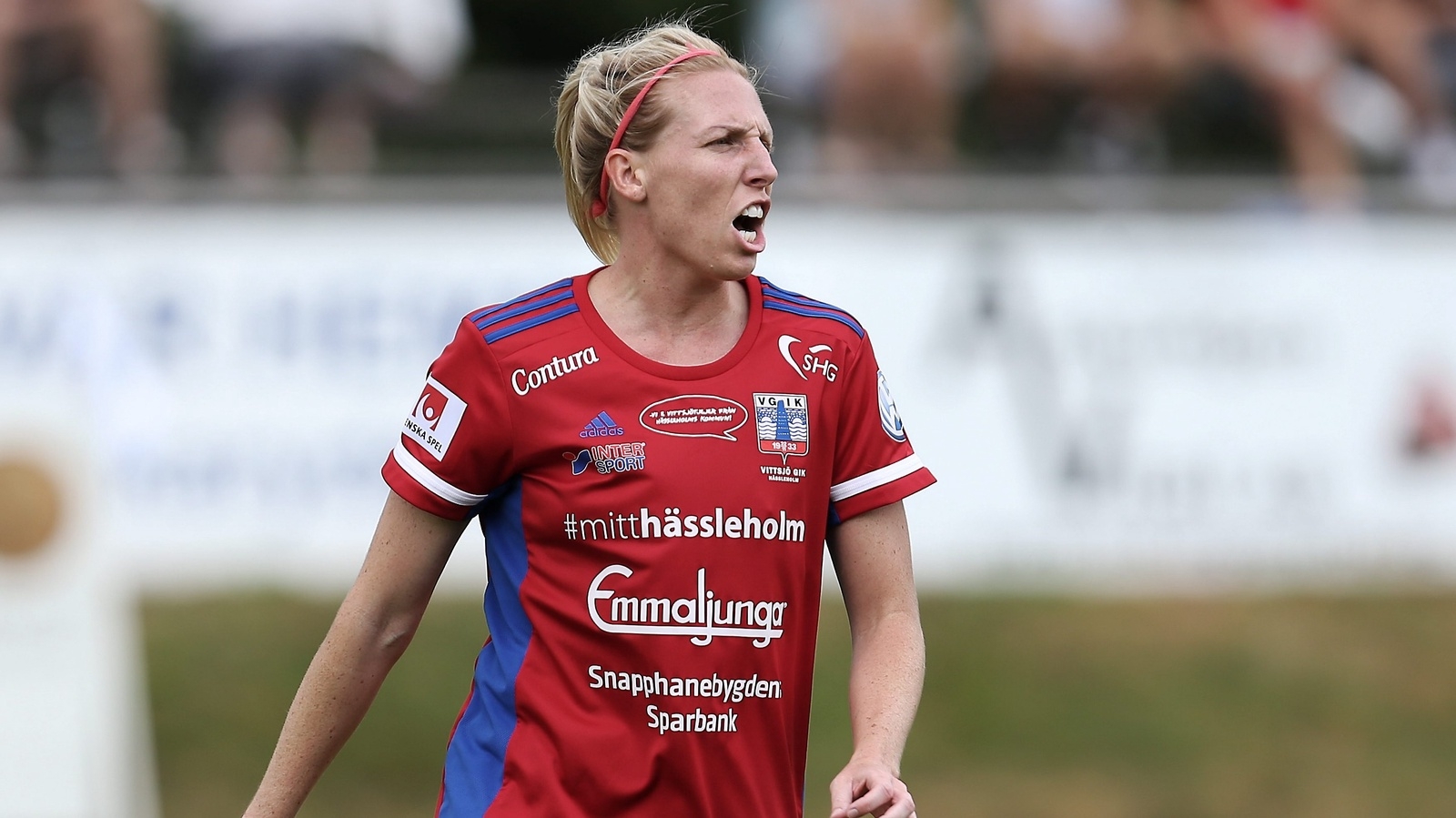 Sandra Adolfsson, fotboll. Foto: Stefan Sandström/Arkiv