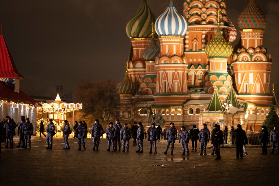 Röda torget i Moskva. Arkivbild.