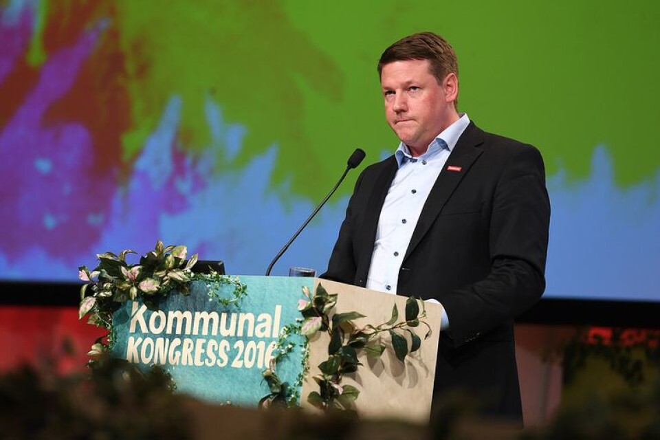 Tobias Baudin har återupprättat förtroendet för Kommunal och inspirerar nu LO och Socialdemokraterna inför 2018 års ödesval. Foto: Foto: Marcus Ericsson / TT