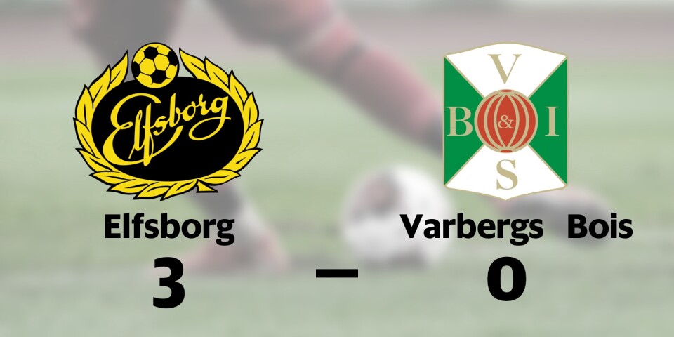 Stark seger för Elfsborg i toppmatchen mot Varbergs Bois