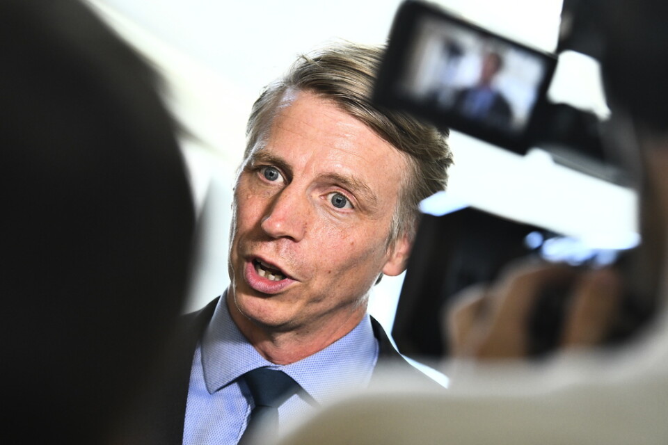 Miljö- och klimatminister Per Bolund (MP) vill fatta beslut om ny kapacitet på Clab, mellanlagret för svenskt kärnavfall i Oskarshamn, även om frågan om slutförvar inte avgjorts. Arkivbild.