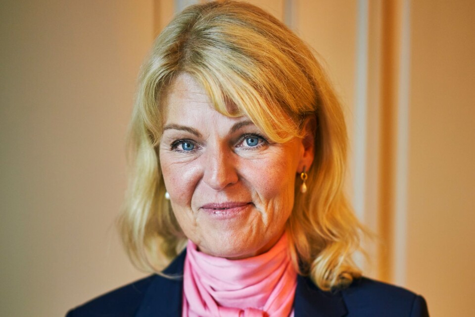 Anna Hallberg (S), utrikeshandelsminister och minister med ansvar för nordiska frågor.