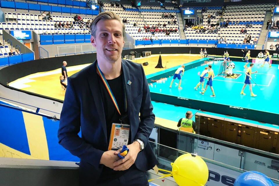Andreas Bengtsson, projektledare för U19-VM 2017. Foto: Emma Koivisto
