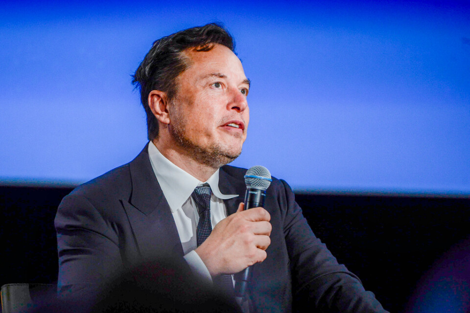Elon Musk innehar nu världsrekordet i minskad personlig förmögenhet. Arkivbild.