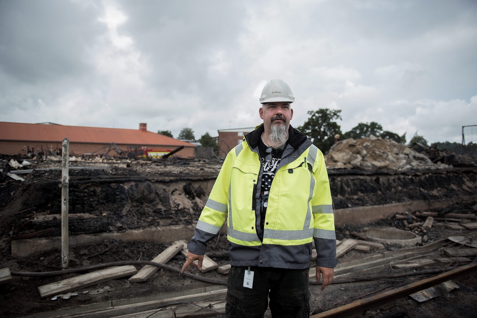 Ola Malmberg, i somras tillförordnad enhetschef på Trafikverket distrikt syd, vittnade under tisdagen om skadorna på järnvägen och återställningskostnaderna. Foto: Sofia Åström/Arkiv