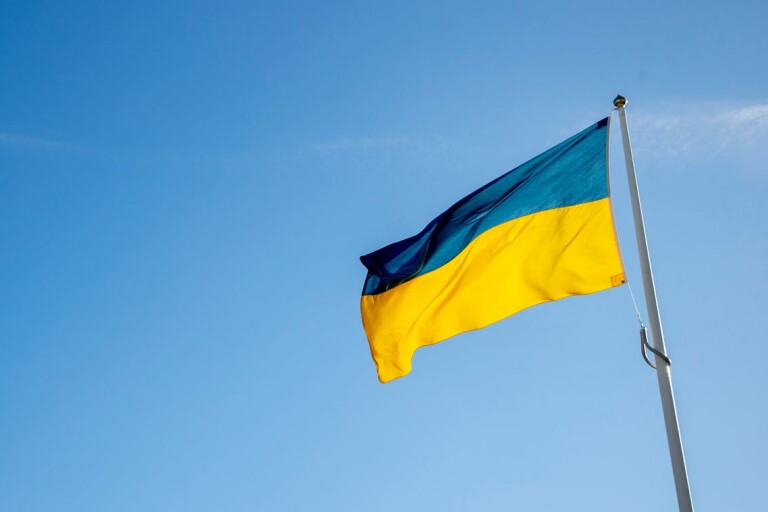 Ulricehamns kommun flaggar på Ukrainas självständighetsdag