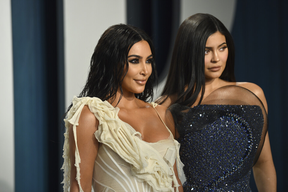 Kim Kardashian och Kylie Jenner kritiserar Instagram. Arkivbild.