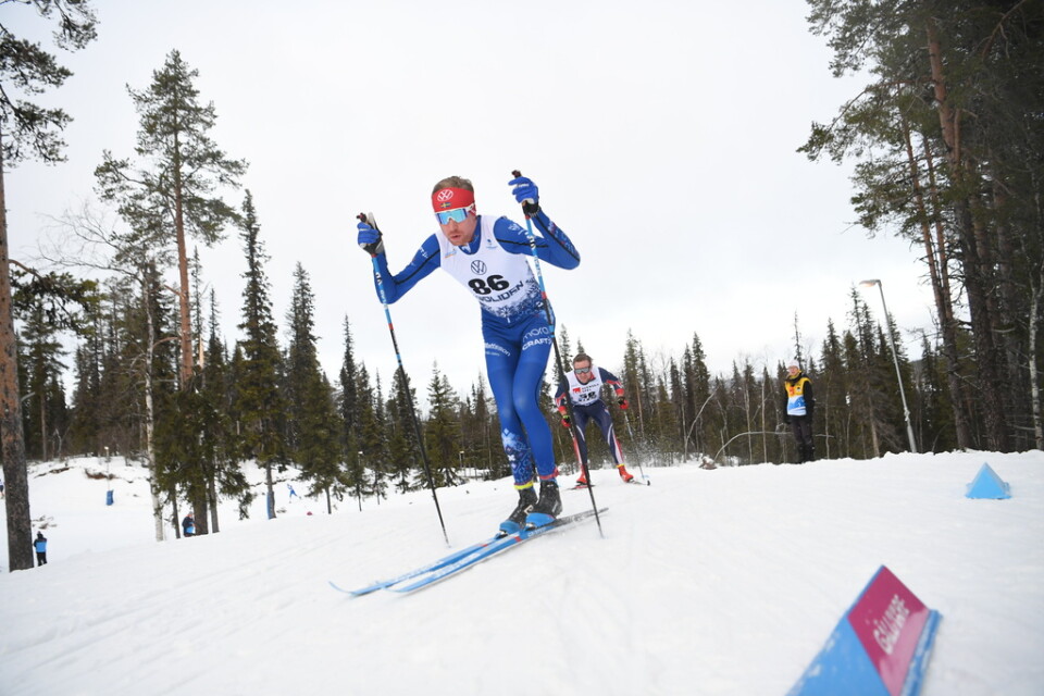Jonas Eriksson kom på 66:e plats i distansloppet i Davos. Arkivbild.