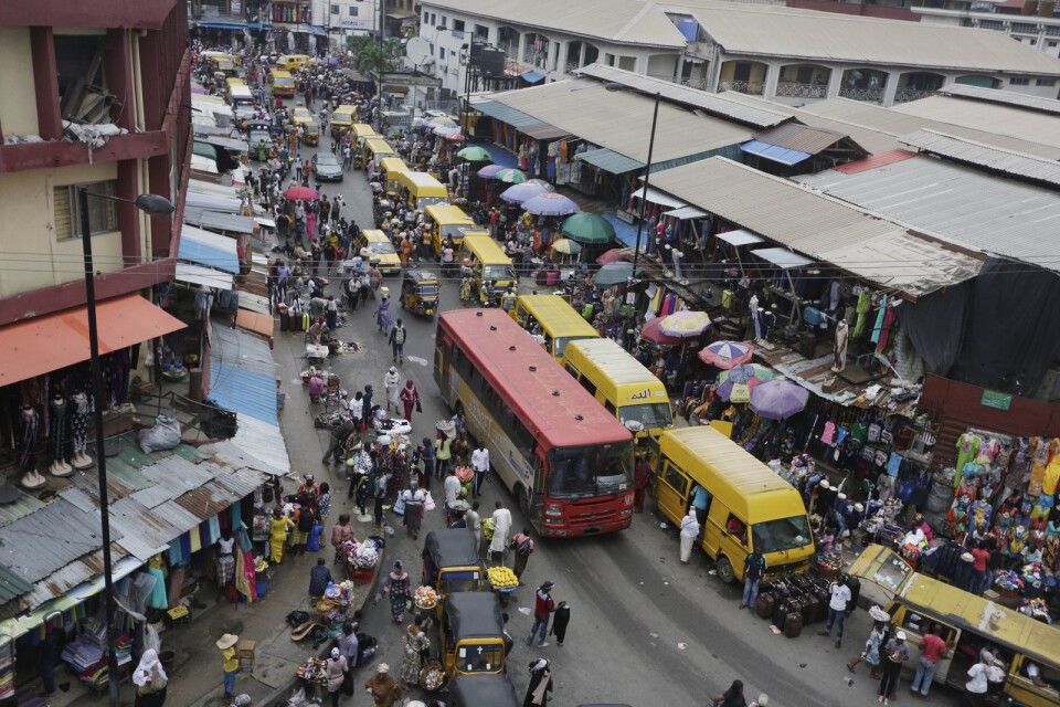 Befolkningen i Nigeria spås öka stort, till skillnad från i de flesta av världens länder. Arkivbild från Lagos.