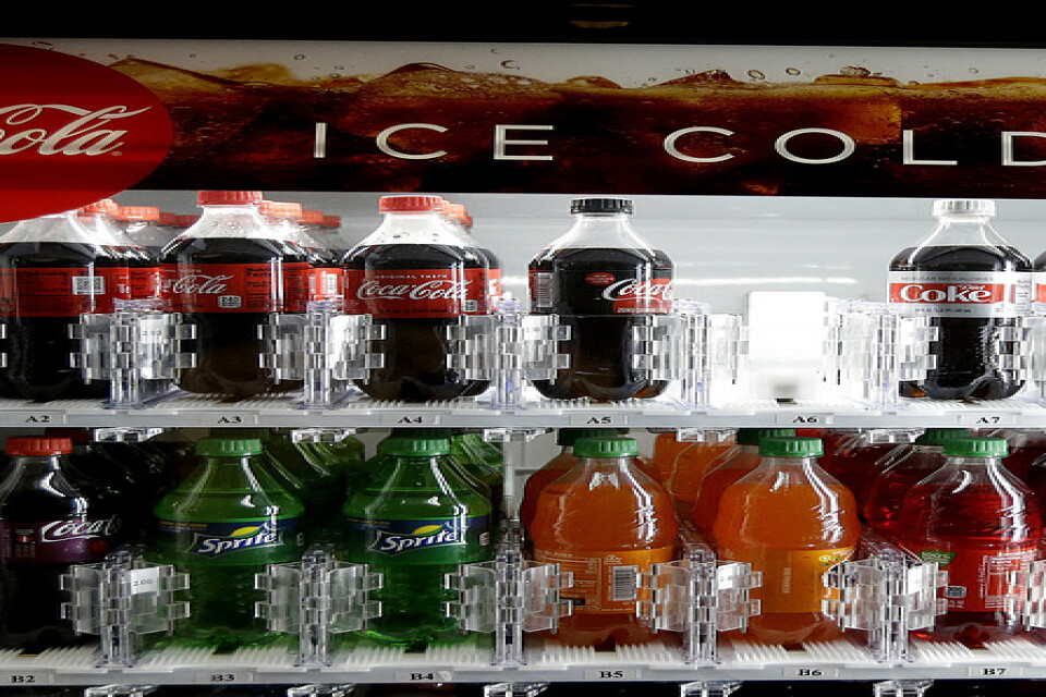 Läskedryckstillverkaren Coca-Cola ökar resultatet.