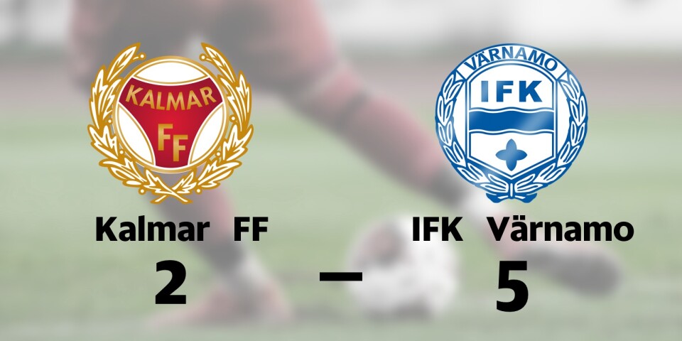 Seger för IFK Värnamo borta mot Kalmar FF