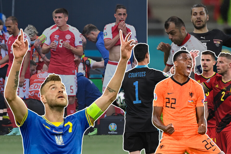 Två matcher i grupp C, Ukraina-Nordmakedonien och Nederländerna-Österrike och en i grupp B, Danmark-Belgien, är vad som står på EM-schemat torsdagen den 17 juni.