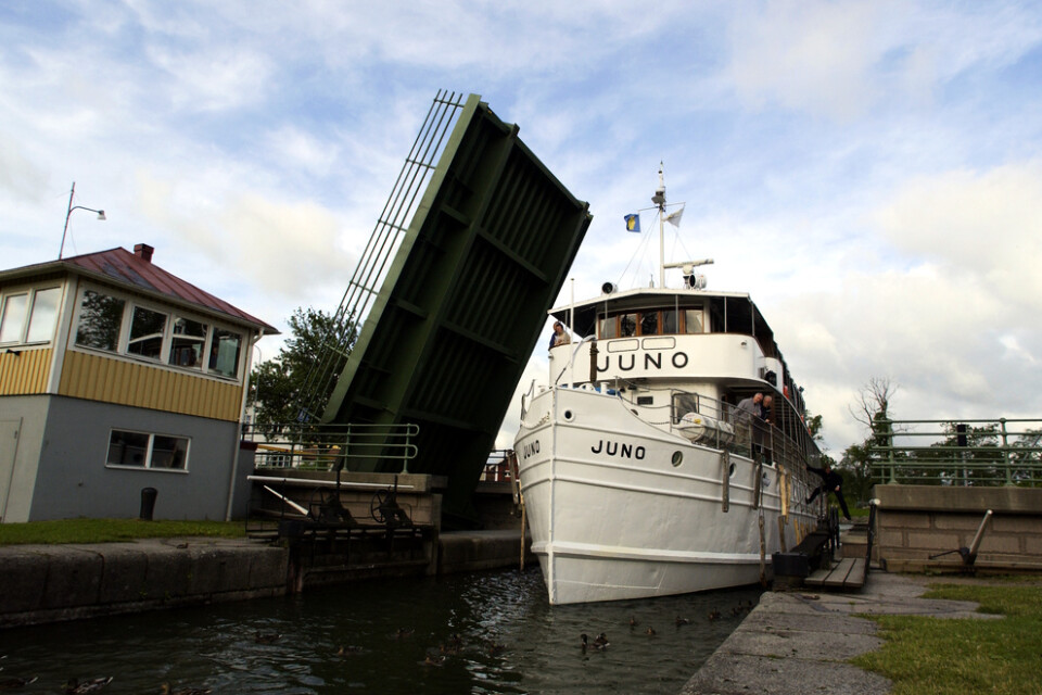 M/S Juno är ett av rederiet Göta kanal AB:s kanalbåtar. Arkivbild.