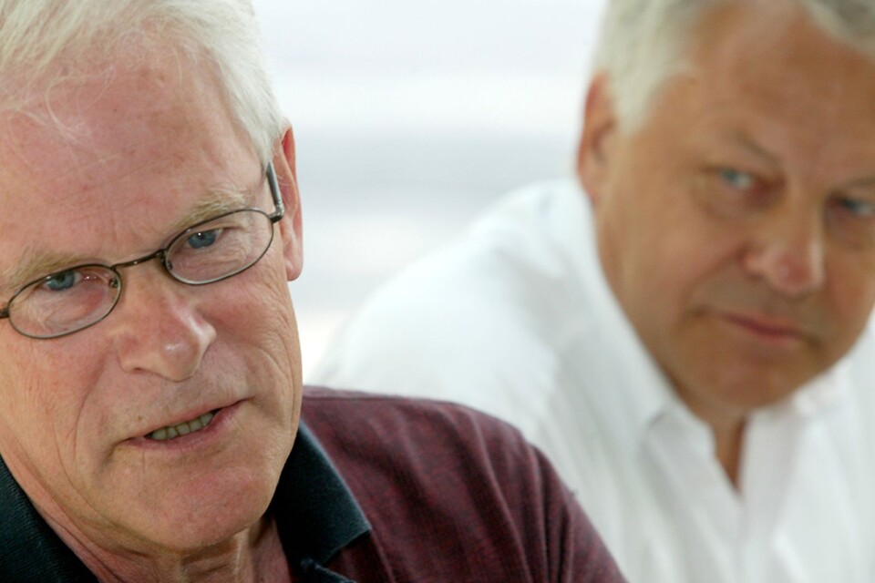 Ingvar Carlsson och Bengt Westerberg, två partiledare som en gång försökte bilda regering tillsammans,