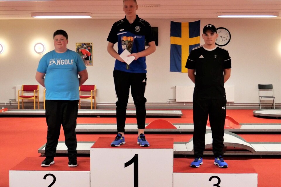 Olofströms Jonathan Rydberg vann herrjuniorerna