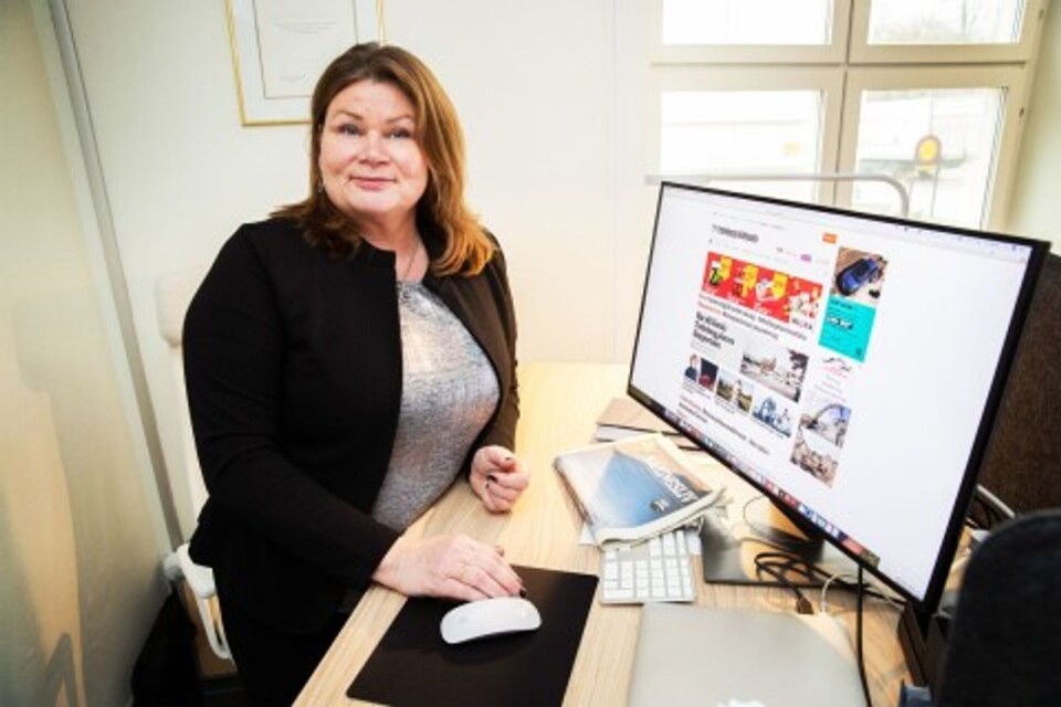 Carina Tegnander, försäljningschef på Trelleborgs Allehanda.