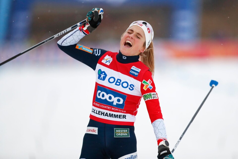 Lillehammer  20181202.Therese Johaug har krossat allt motstånd i säsongsinledningen.