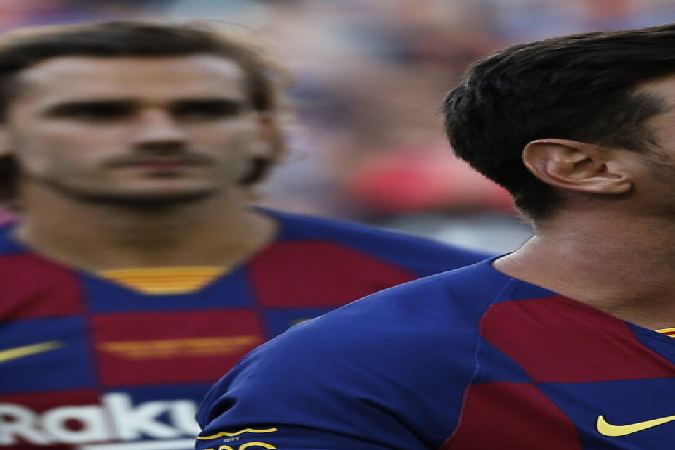 Antoine Griezmanns (vänster) Barcelona förstärks med superstjärnan Lionel Messi i tisdagens match med Borussia Dortmund. Arkivbild.