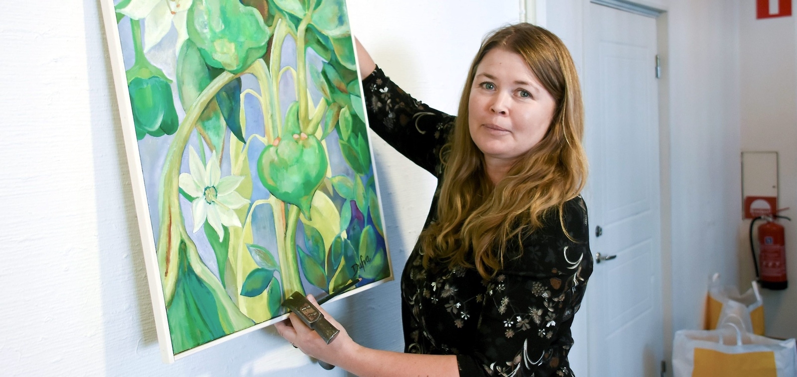 Camilla Dufva inspireras av den egna trädgården. Foto: Helén Fingalsson