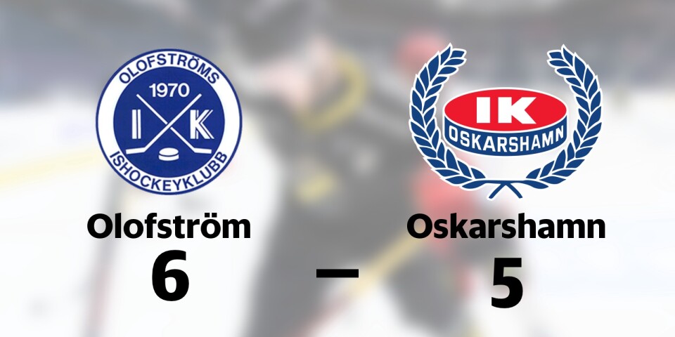 Olofström vann mot IK Oskarshamn