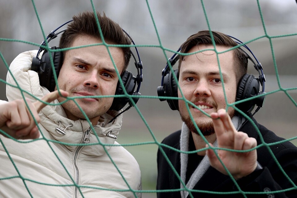 De båda lokalbollsprofilerna Ludvig Holmertz och Andreas Lundqvist lärde känna varandra när de spelade tillsammans i Lindsdals IF. Nu gör de podcast ihop.